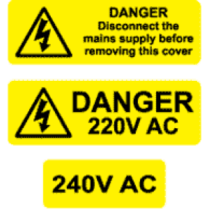 Electrical Safety Labels