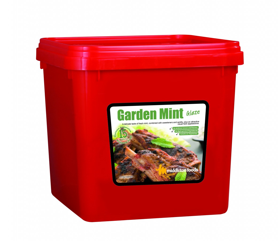 Suppliers Of Middletons Glaze Garden Mint 10kg For The Foods Industry