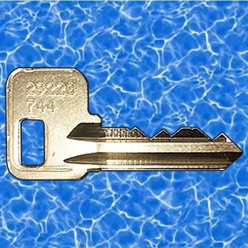 ASSA 29220 Nickel Locker Key