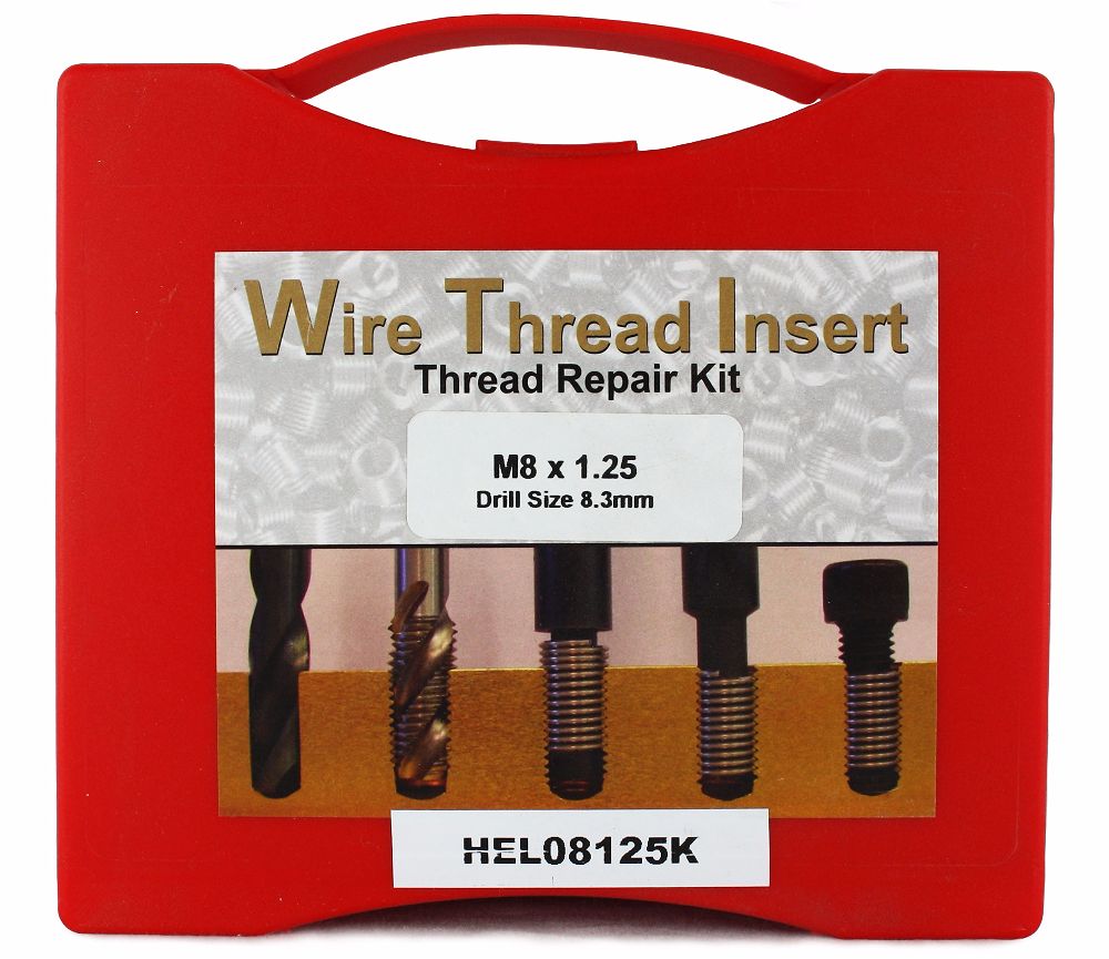 Helicoil M8 x 1.25P Thread Insert Kit
