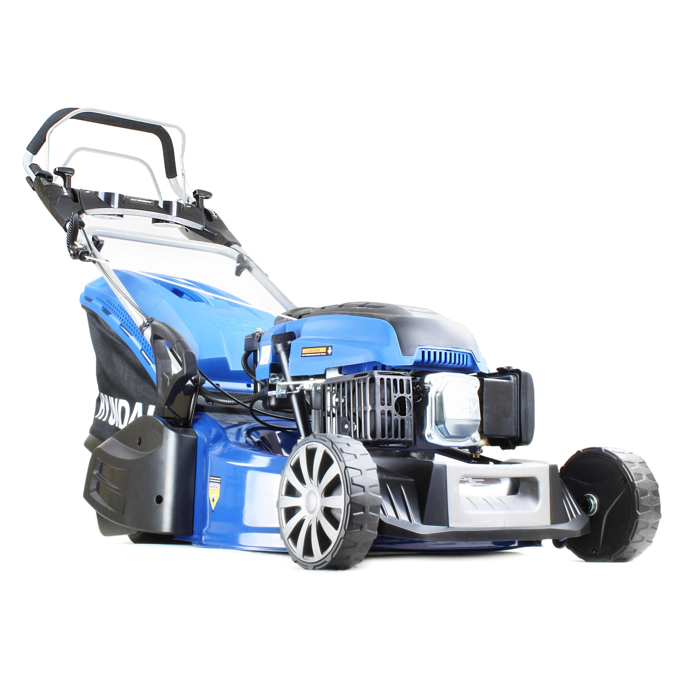 Hyundai HYM480SPER 19″ 48cm 480mm Self Propelled 139cc Petrol Roller Lawn Mower Electric Start- Includes 600ml Engine Oil