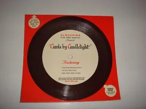 Record Du Maurier Cigarettes Carols By Candlelight 33 1/2 Rmp -Vg Rare