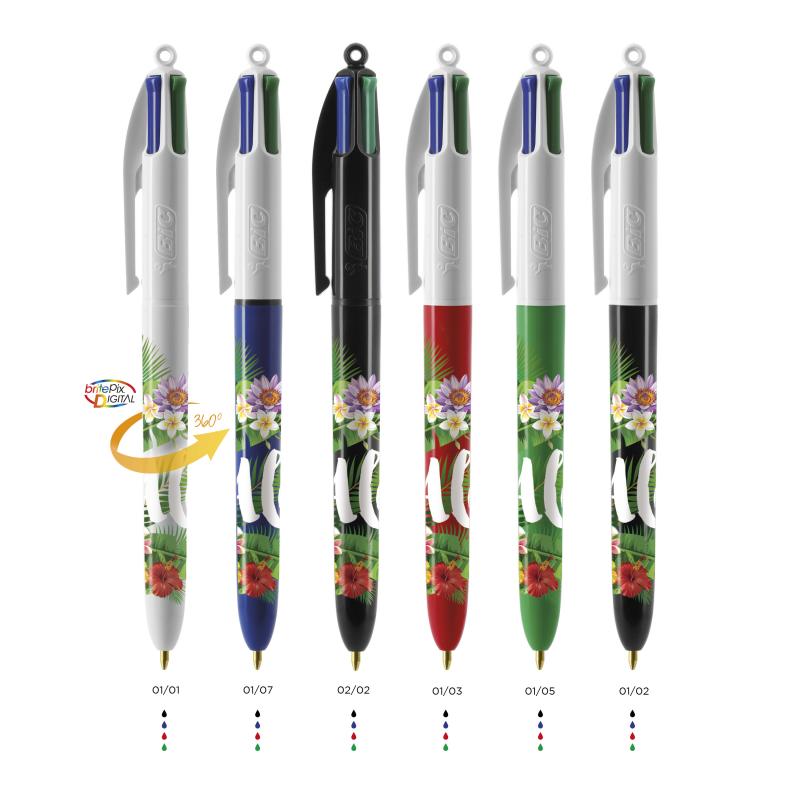 BIC&#174; 4 Colours ballpen + Lanyard Digital