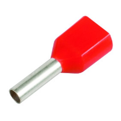 Insulated Ferrules 1.00mm Double Red (100)
[CET 2x1.00mm]