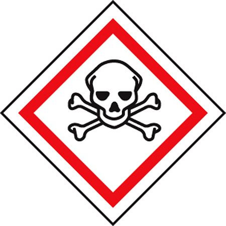 Toxic GHS label