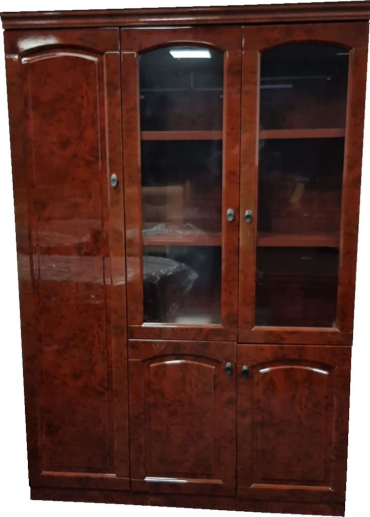 Suppliers Of Gloss Walnut Executive Executive Bookcase Cabinet -  6847A North Yourkshire