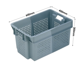 11052* (180 Degree) Euro Stacking and Nesting Ventilated Container 50 Litres (600 x 400 x 300mm)