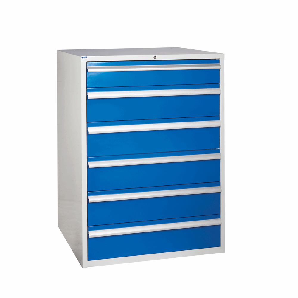 Euroslide Industrial Cabinet with 6 Drawers 1200H x 900W