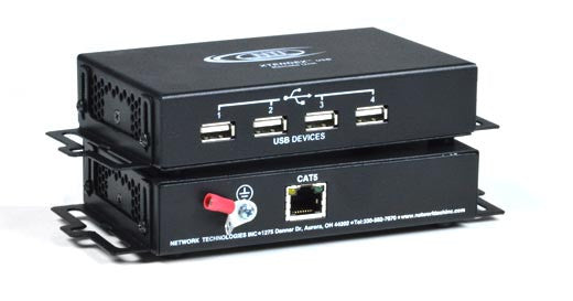USB-C5-200  USB Extender via CATx to 200 feet: 4-Port
