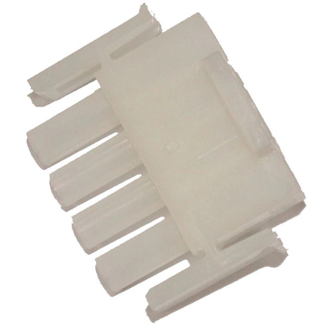 4 Way Mate N Lock Plug. 4 Position Rectangular Housing Connector Plug Natural 1-480702-0