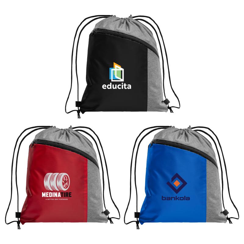 Geneva Drawstring Backpack - 210D Polyester