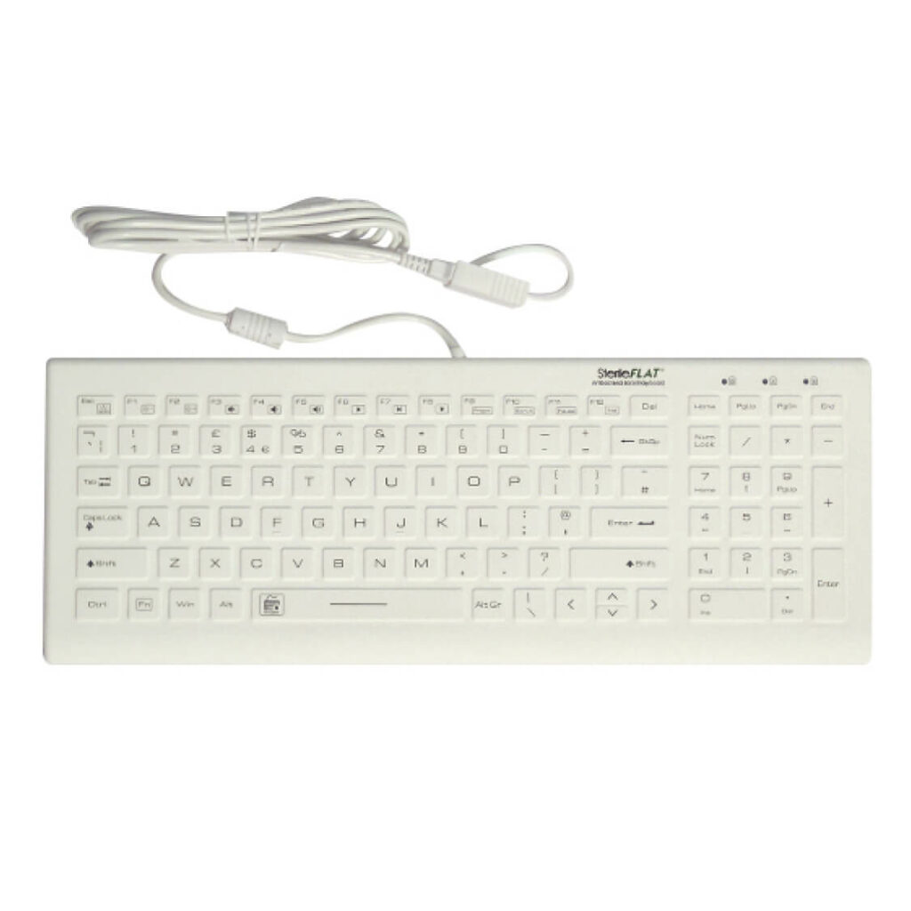 SterileFLAT Antibacterial Backlit Keyboard