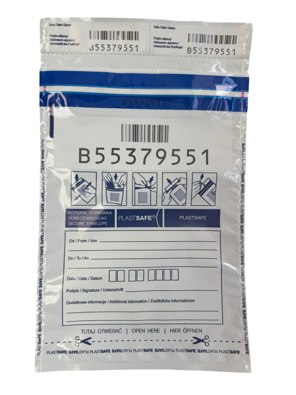 B5 / A5 Mail Security Bags (180x260mm)