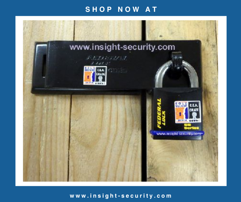 FD4025 HASP and FD730 Padlock – CEN4 rated