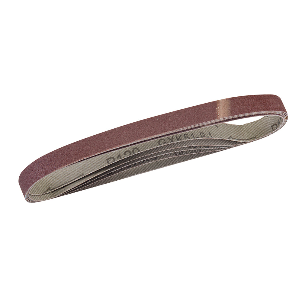 Silverline 636004 Sanding Belts 13 x 457mm 5pk 120 Grit