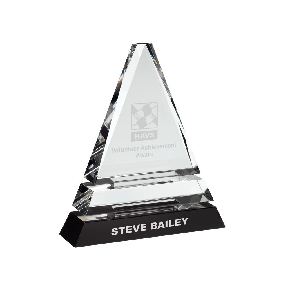 Glass Triangle Award - 3 sizes