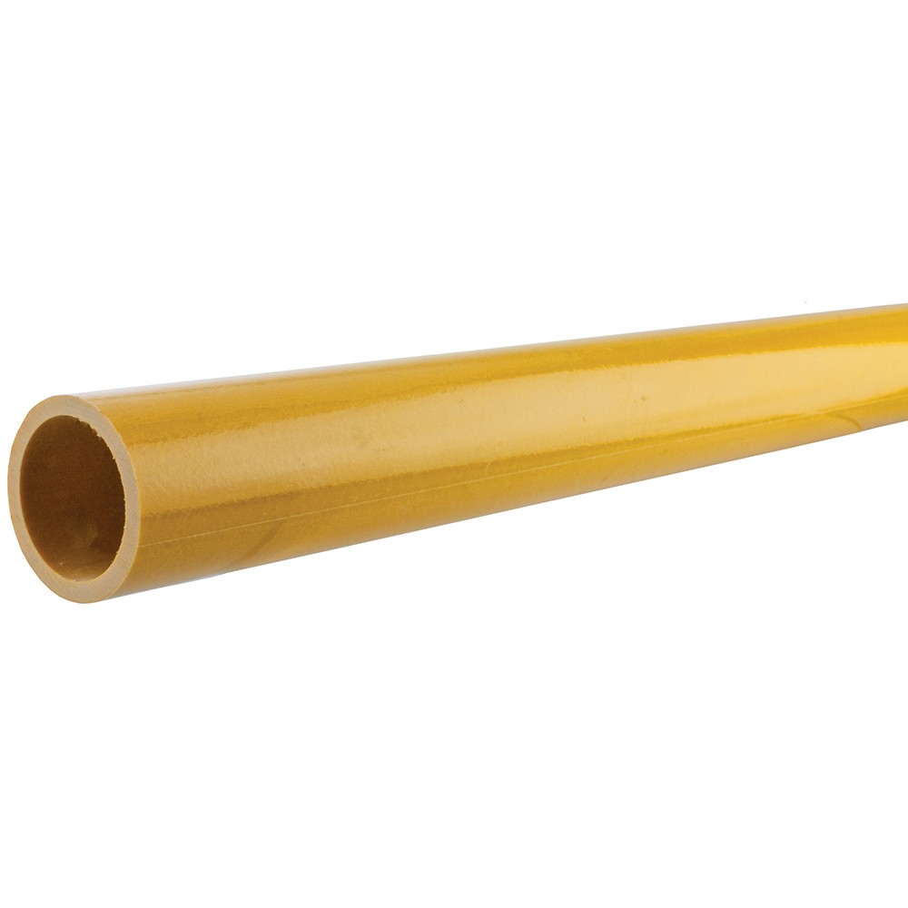 50mm x 5.0mm x 5m Lightweight Yellow GRP Tube