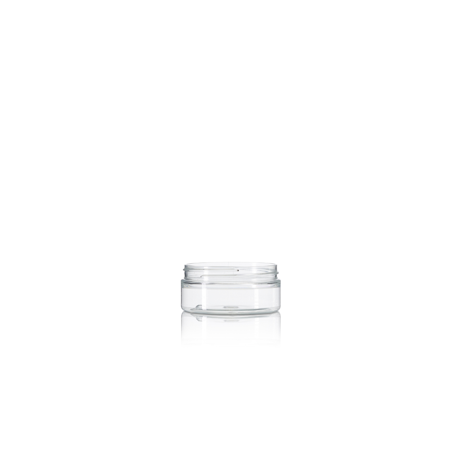 75ml Clear PET Straight-Sided Jar - 70/400 neck