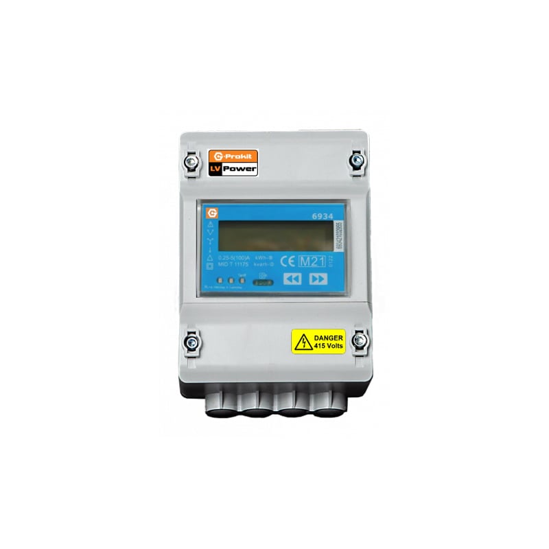 G-Prokit 100A Bi-Directional Three-Phase Modbus Compact Check Metre