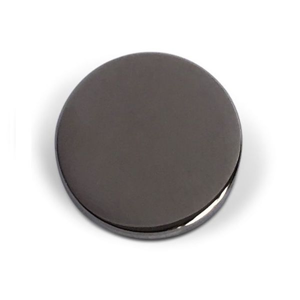 25mm Flat Mirror Caps 5BA Black Nickel