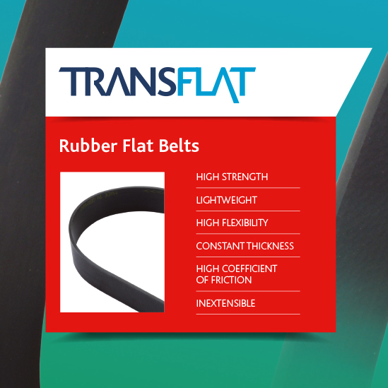 Rubber Flat Belts for Industrial Equipments 