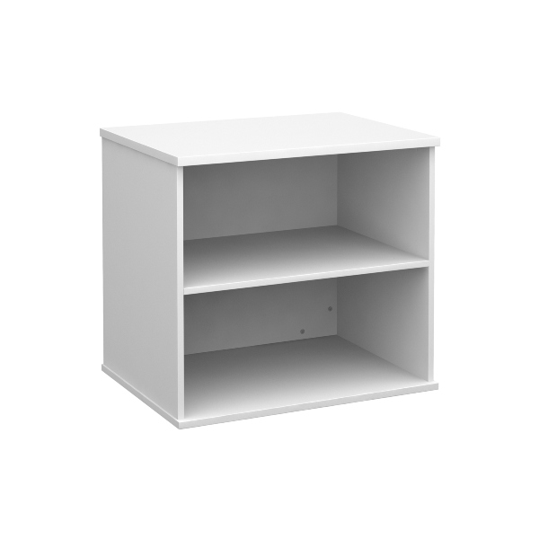 Deluxe Desk High Bookcase - White
