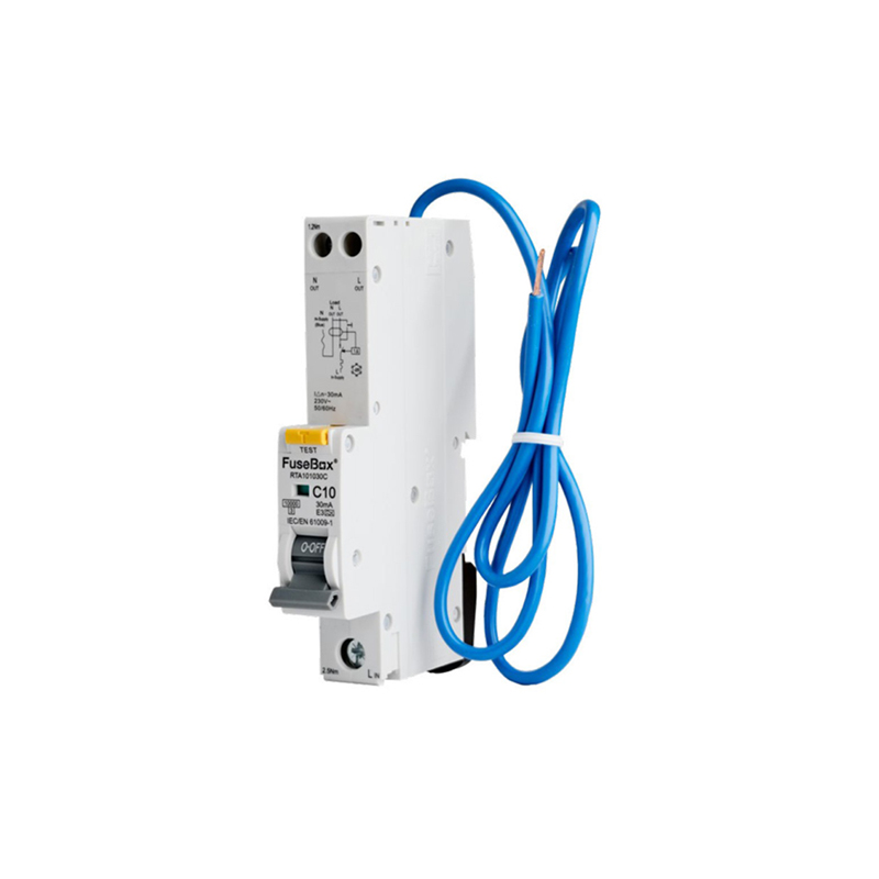 FuseBox 40A B Curve Type A Single Module 30mA RCBO 10kA