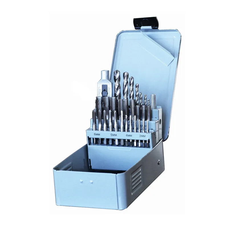 M3 - M12 Metric serial HSS metal 29 piece boxed tap and drill set
