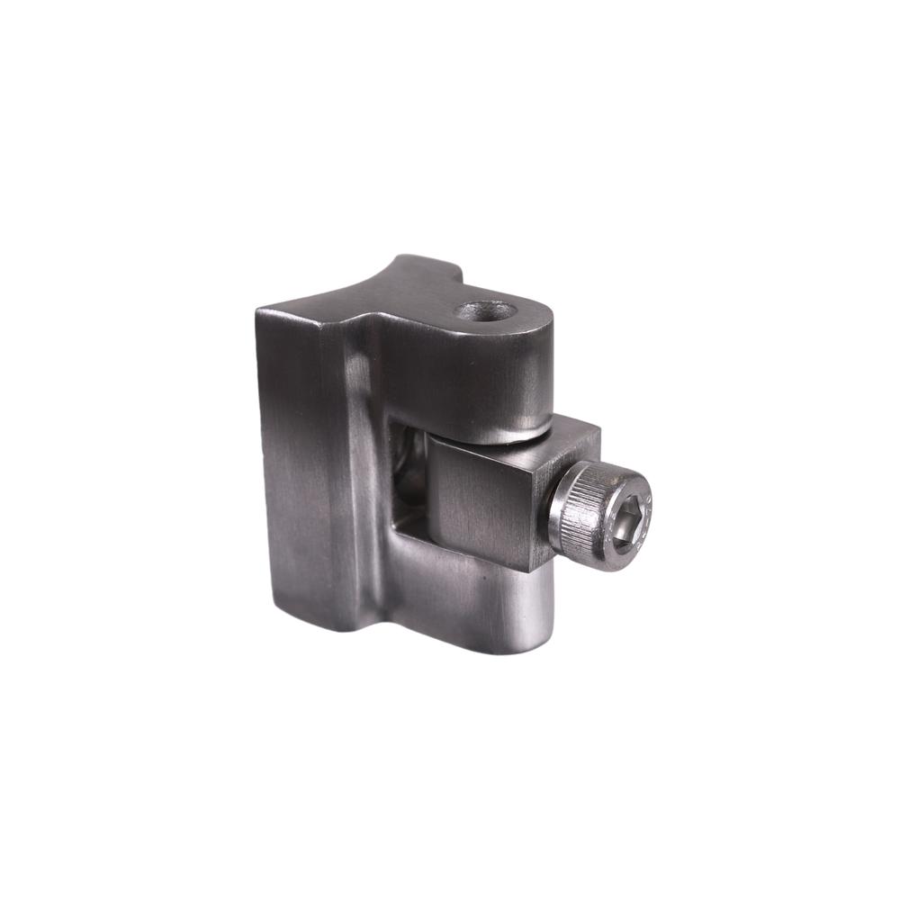 Glass Clamp Angle Adaptors-with bolt48.3mm Tube Fix - 316 Satin