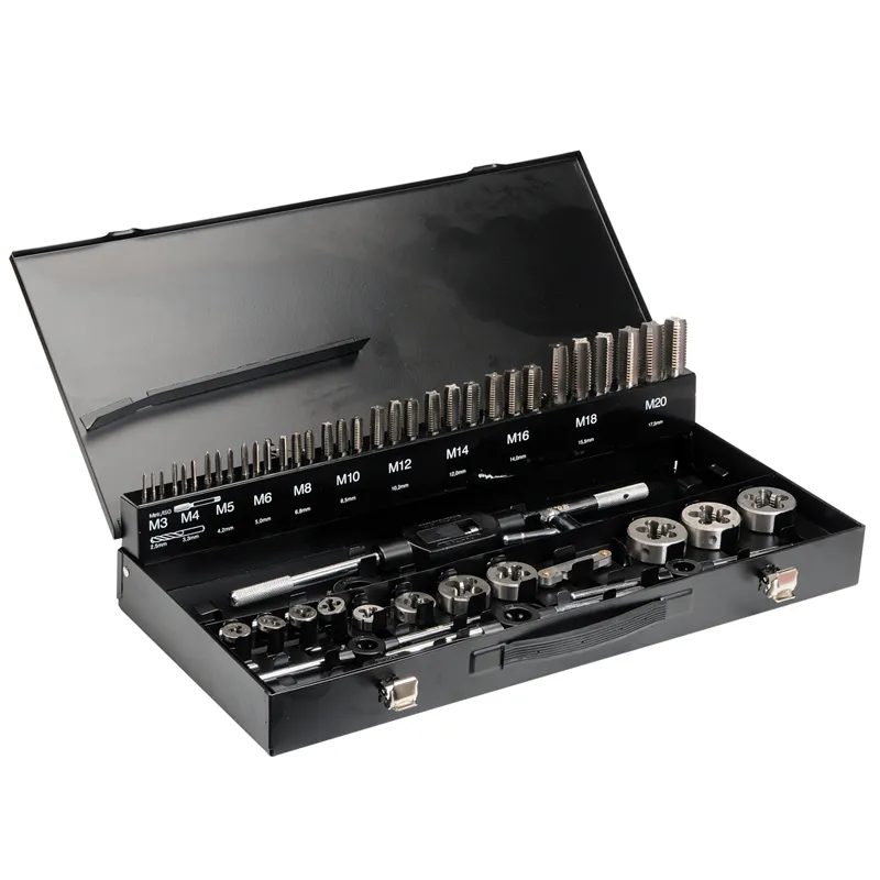 M3 - M20.Metric HSS Taps and Dies 56pc Set