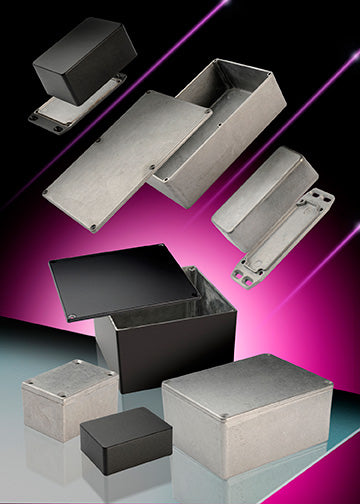 Suppliers Of 51 X 51 X 27mm Diecast Aluminium Enclosure IP54 Flanged UK