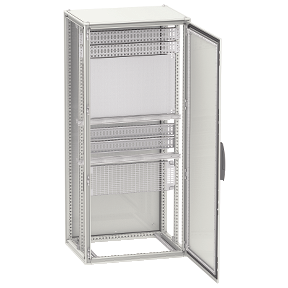 NSYSF12640P Spacial SF enclosure with mounting plate - assembled - 1200x600x400 mm