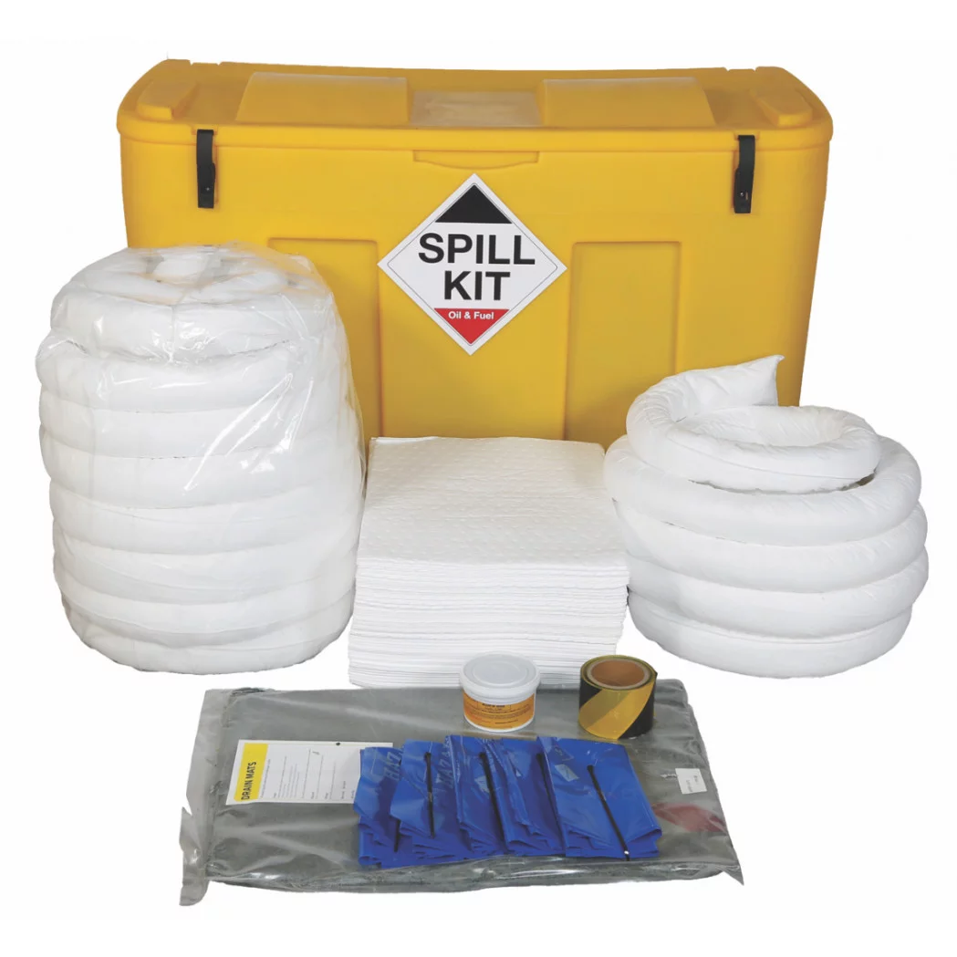 250 Litre Oil and Fuel Spill Kit in Mobile Locker