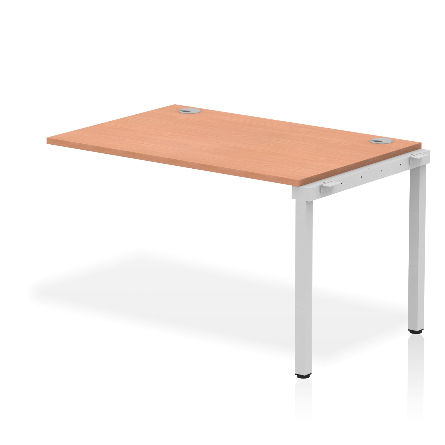 Suppliers Of Impulse Single Row Bench Desk Extension Kit - 1200mm, 1400mm, 1600mm, 1800mm - Multiple Colour Options UK