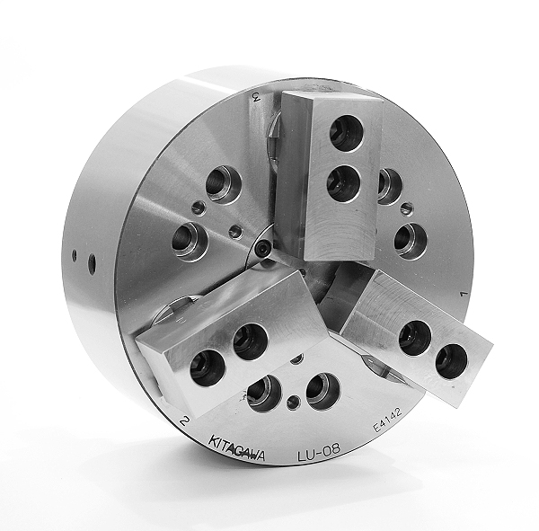 LU Series (With Adaptor) Pull Back Level Lock Power Chuck with Adaptor Plate