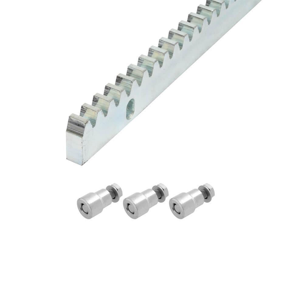 Toothed Rack 30x8mm - 1 Metre(Includes 3 welded connection bolts)
