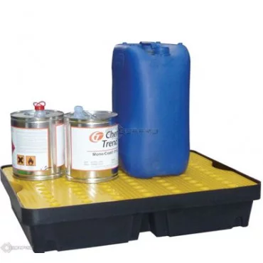 80 x 60cm 40 Litre Lab Spill Tray with Removable Grid