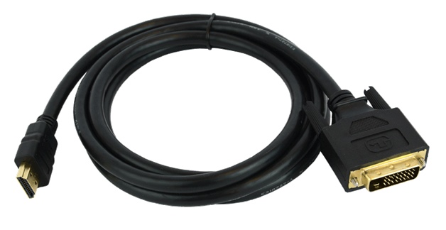 D4CBL-DVI-HDMI - Raritan - 6ft ( 1.8M ) DVI to HDMI Cable (1920 x 1200)

( HDMI - DVI-D )