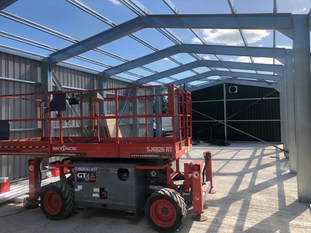 Agricultural Steel Buildings For Open Hay Barn 
