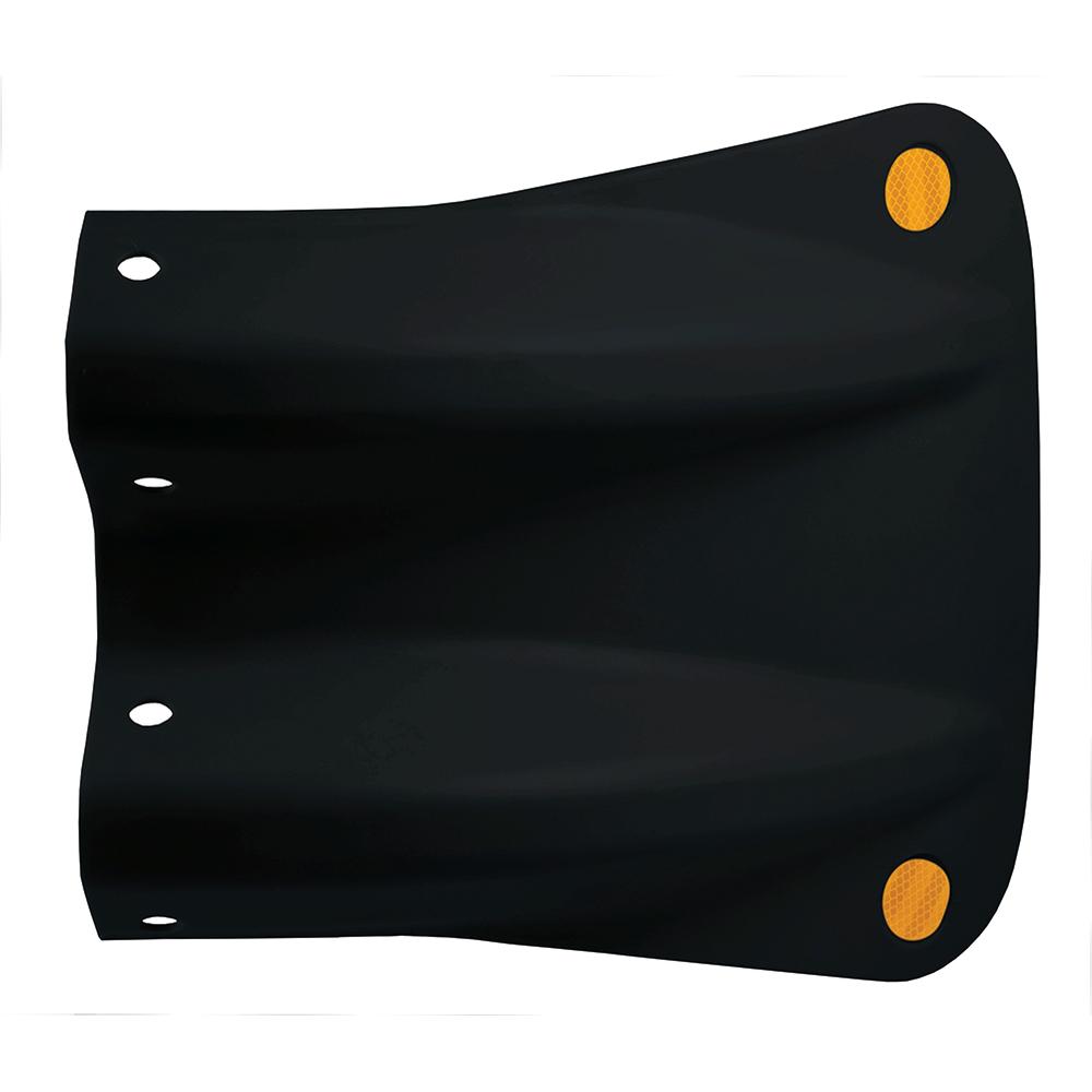 Polymer Fishtail Safety End WithReflectors - Black