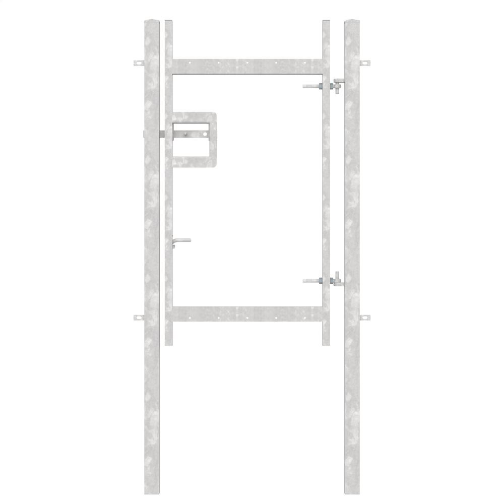 Single Leaf Gate Frame - LH  1.8m x 1mComes with posts, slide latch & hinges