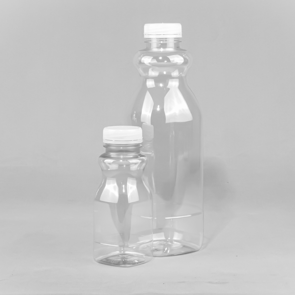 Square FRESH Juice and Smoothie Plastic Bottle PET 