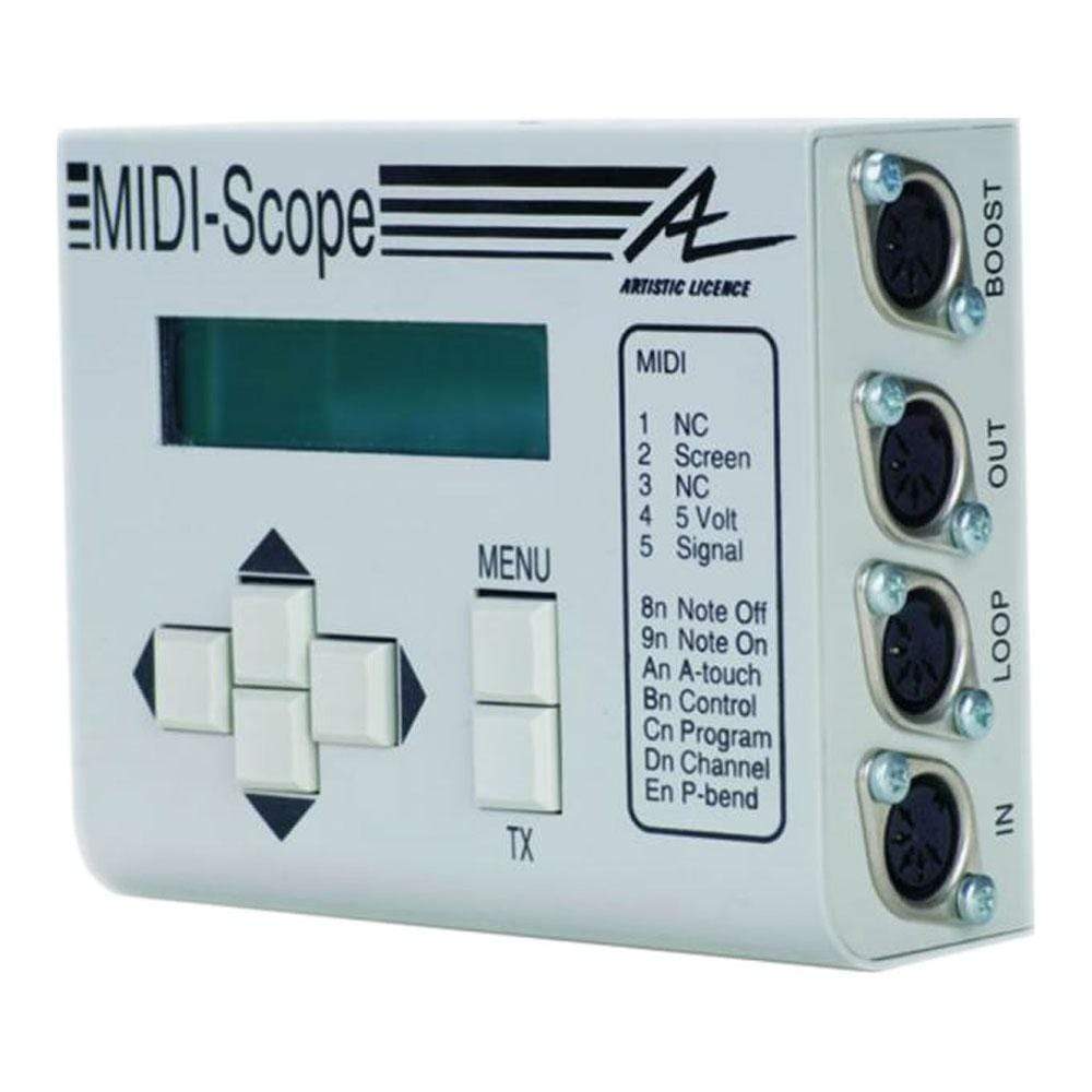 Artistic Licence MIDI-Scope - Handheld MIDI Tester and Analyser