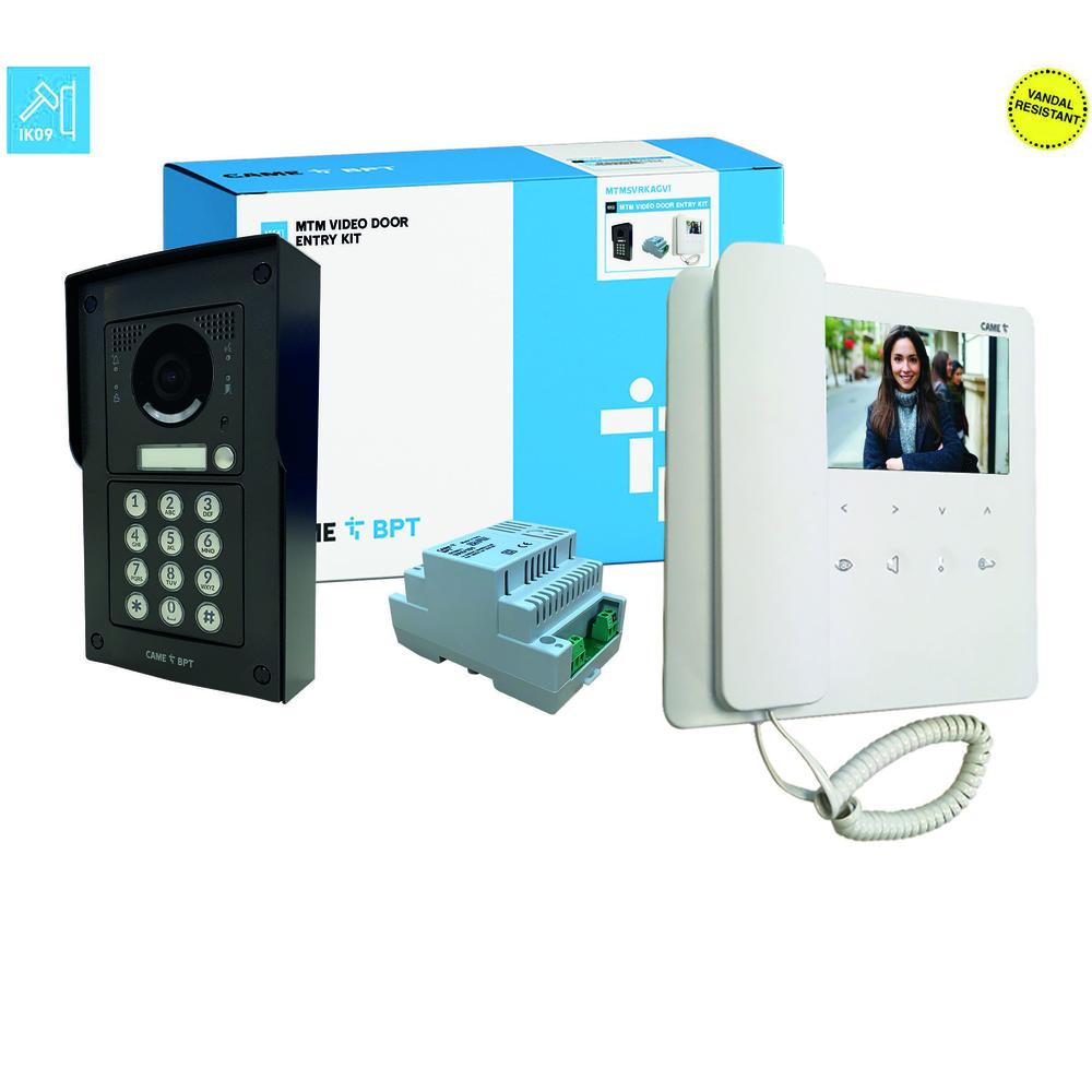 MTM VR 1 Way Video with Keypad KitAnti Vandal Flush Mount