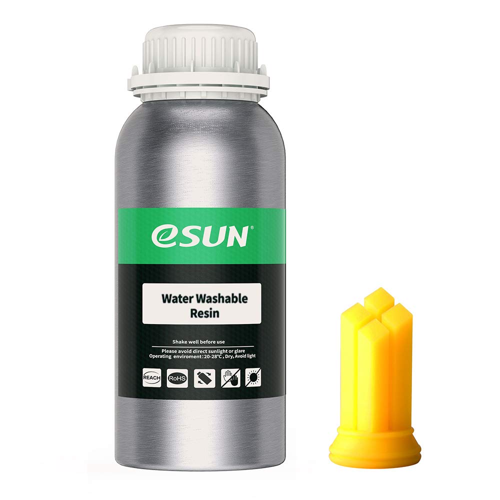 eSUN Water Washable Resin 405nm Various Colours 500gms - Yellow
