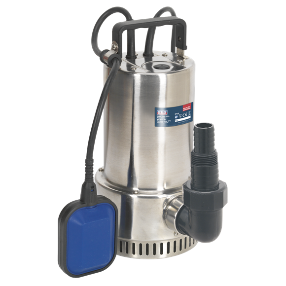 Sealey WPS250A Submersible Stainless Water Pump Automatic 250L/min 230V