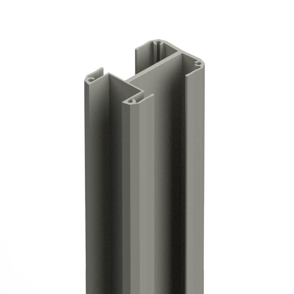 1.8m High Corner Post Concrete-in/ Bolt-down RAL 7016 Anthracite 