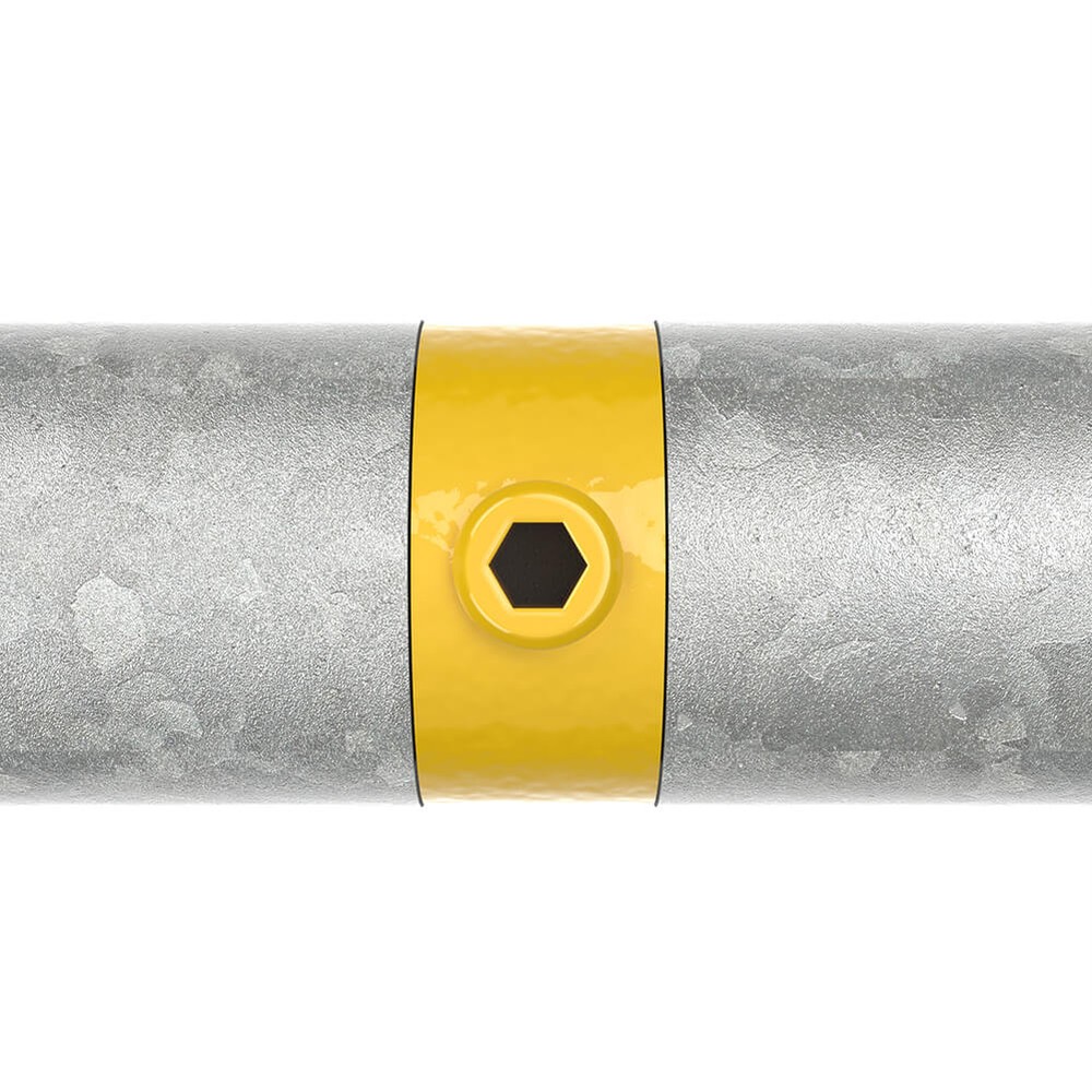 Internal Joint For 48.3mm Tube - Yellow Powder Coated
