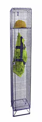 Heavy-Duty Wire Mesh Lockers For Industrial Use