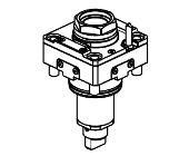 Single axial boring bar holder &#216;20 H&#61;70mm